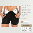 Cinta Modeladora Shorts Alta Compressão Shaper 4 Barbatana
