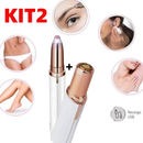 Kit Depilador Caneta Sobrancelha e Batom Buço Removedor e Aparador de Pelos