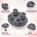 Infográfico traduzido do massageador portátil