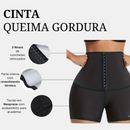 Cinta Modeladora Shorts Alta Compressão Shaper 4 Barbatana