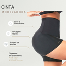 Cinta Modeladora Shorts Alta Compressão Shaper 4 Barbatana