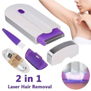 Depilador a Laser Profissional Sem Dor - Kit Recarregável Sem Fio Para Mulheres/ Perfeito Para Pernas e Rosto - WL