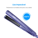 Prancha Alisadora Glossy Color Elgin Tourmaline íon, Trava de segurança Roxo, Chapinha Bivolt
