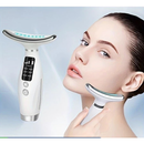 Massageador De Pescoço e Rosto LED Vibração Fototerapia Para Rejuvenescer Firmeza Anti-Rugas