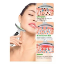 Massageador De Pescoço e Rosto LED Vibração Fototerapia Para Rejuvenescer Firmeza Anti-Rugas